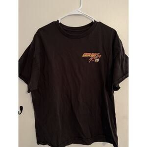 Grim Days Racing 18 Live Fast Die Last Graphic T Shirt Black Mens XL